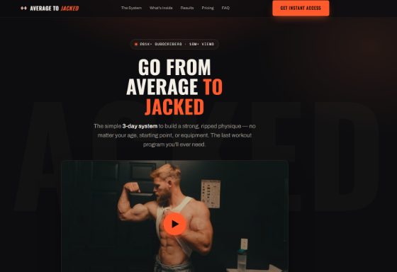 Average To Jacked — Course page