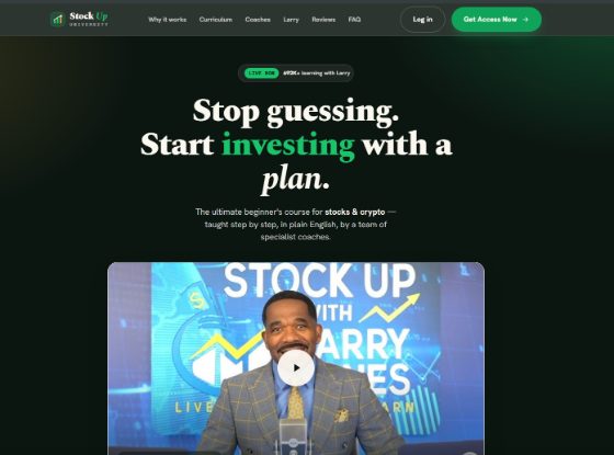 Stock Up! with Larry Jones — Course page